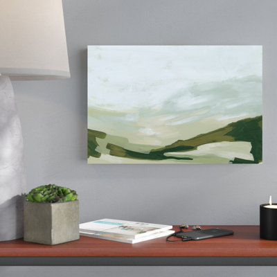«Valley Green I» par June Erica Vess - peinture sur toile tendue