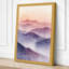 Mountains in Mist Scandinavian - Wrapped Canvas-1609222962-1609222963