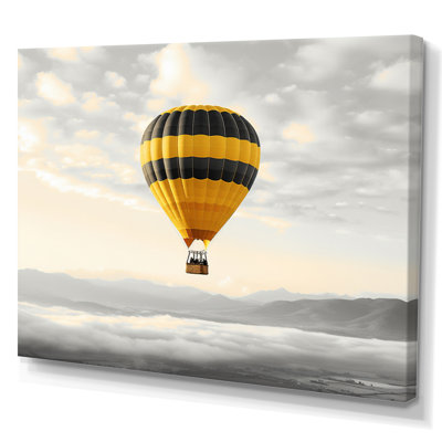 " Yellow Hot Air Ballon I "