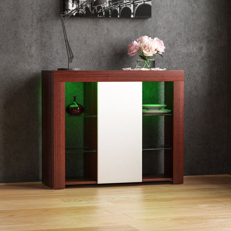 Muskoka 97.99cm Sideboard, Walnut/White