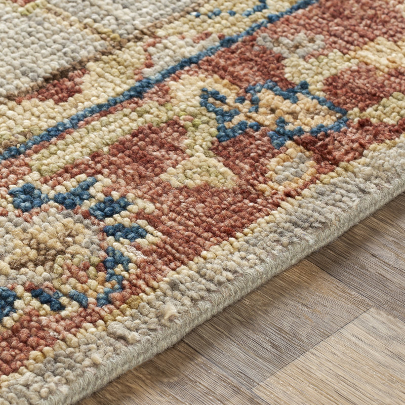 Biscayne Wool Oriental Area Rug, Rectangle 4' x 6'