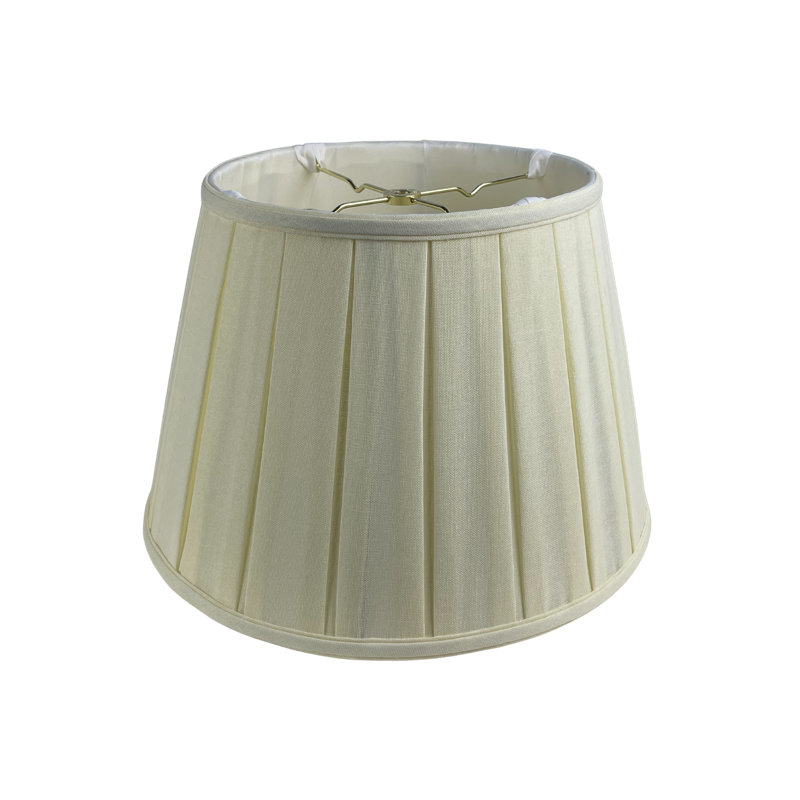 Abat-jour cloche en lin (araignée), Lin coquille d'œuf, H 12 po x l 18 po x P 11 po