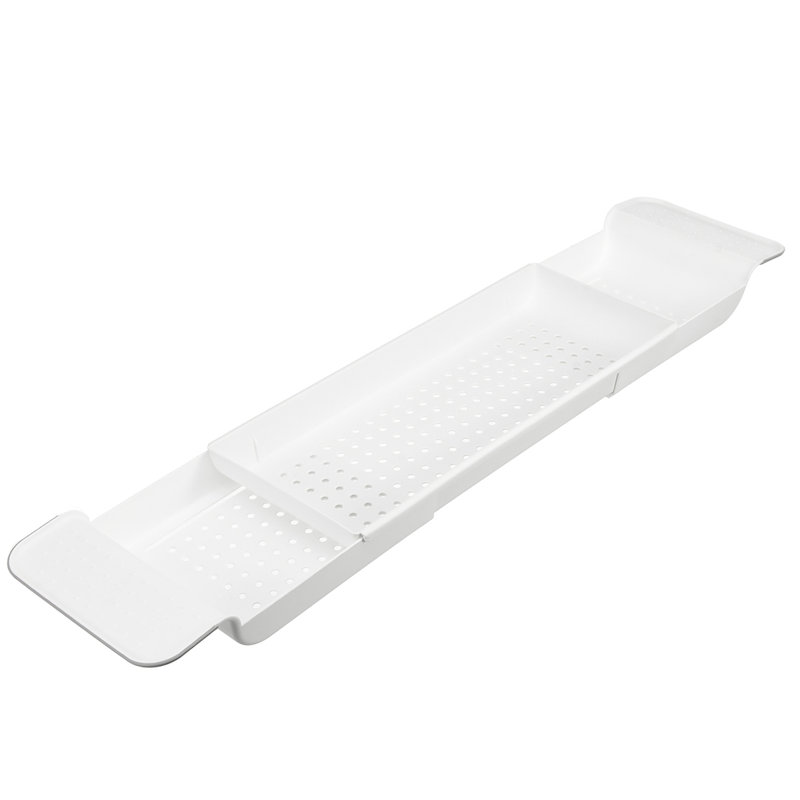 Ashmore Bath Caddy, Grey/White