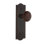 Meadows Plate with Brown Porcelain Door Knob