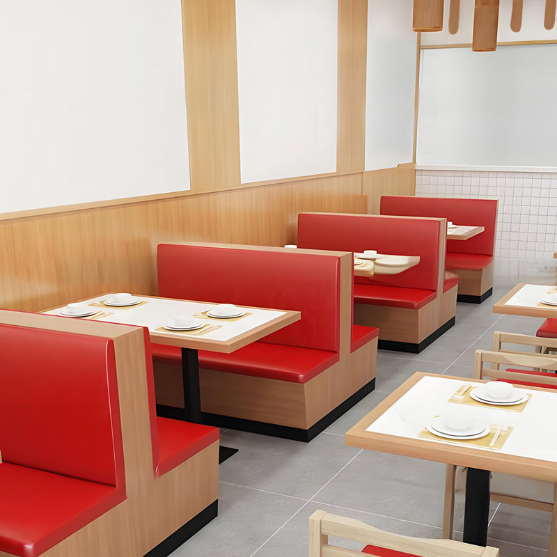 Banc rembourré en similicuir Modern Fashion Simple