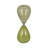 Decorative Glam Glass Hourglass Sculpture for Office Decor - Modern Object Accent for Bedroom Styling, Living Room Tabletop or Home Decoration - Green-970907095-969638723
