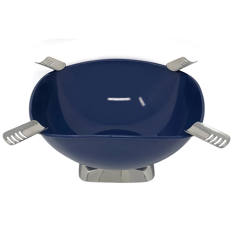 Cendrier quadrilatère «Smokin Ash», Bleu