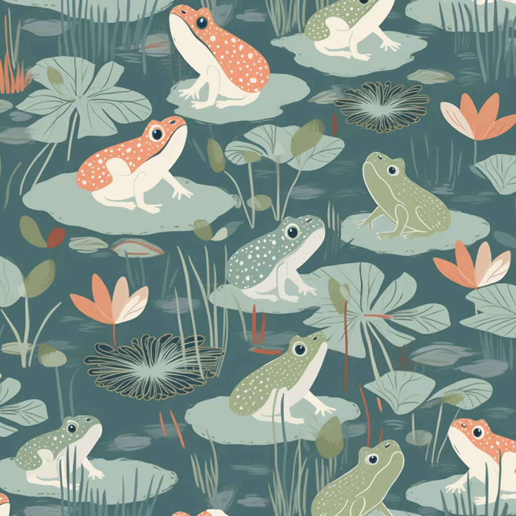 VisionDecor Frog Green Bedding | Wayfair