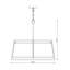 Luminaire suspendu tambour 6 lumières