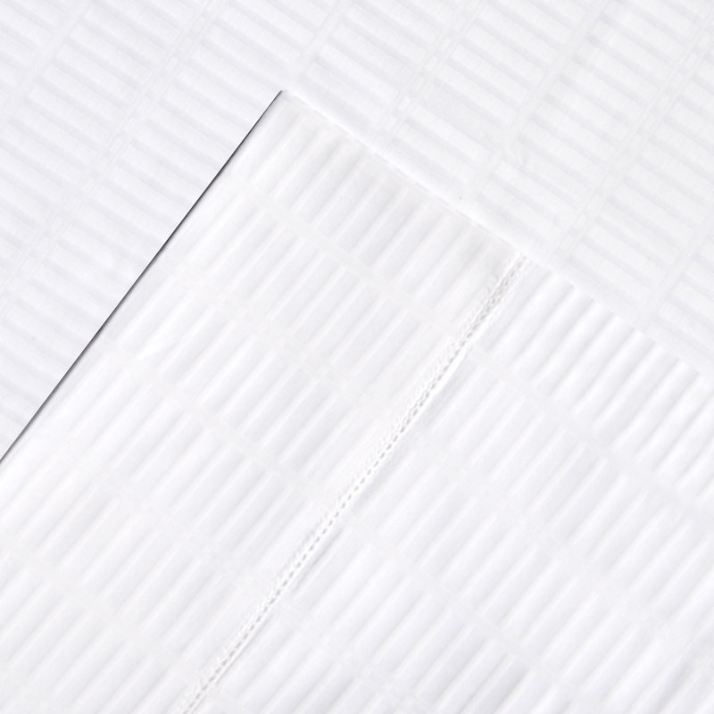  Dobby 450 Thread Count Cotton Pillowcase, Euro, White