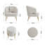 Saona Barrel Accent Chair and Footstool