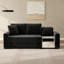 Canapé modulaire rembourré avec accoudoirs de rangement et console centrale pour salon Modern-130187678-130187683