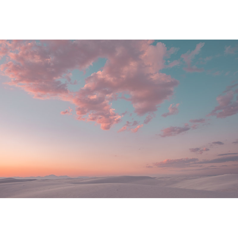 Cotton Candy Clouds In Sands National Monument by Elisabeth Bender - Wrapped Canvas Print, 61cm H x 91cm W x 3.8cm D