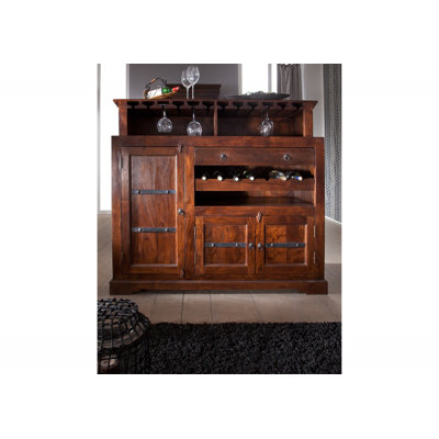 Oxford 140cm Solid Wood Home Bar