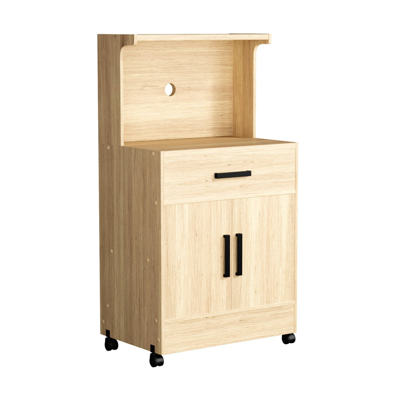 Wood Garage Cart, Natural Oak