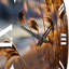 Horloge murale en métal Beach Breeze At Sunrise IV-93395374