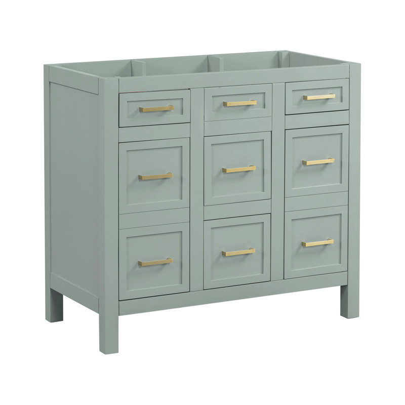 Armoire de salle de bain en bois avec rangement
