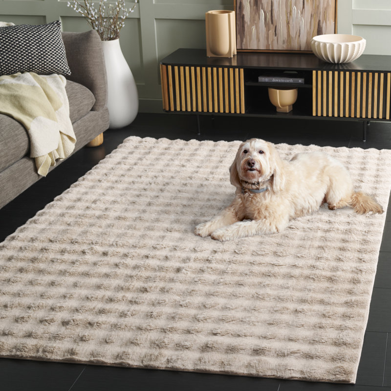 Tapis Faux Rabbit Bubble 100 Performance, Rectangle 5 pi x 7 pi