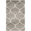 Tapis gris et ivoire à motif géométrique Darrold-617201812