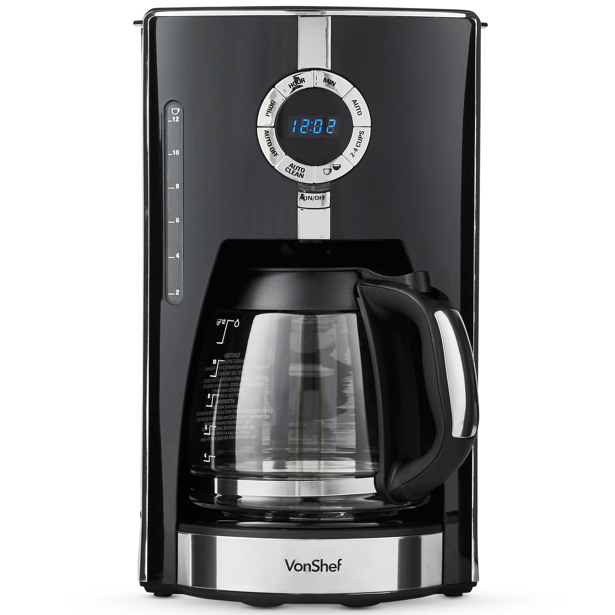 VonShef 12-Cup Digital Filter Coffee Maker & Reviews