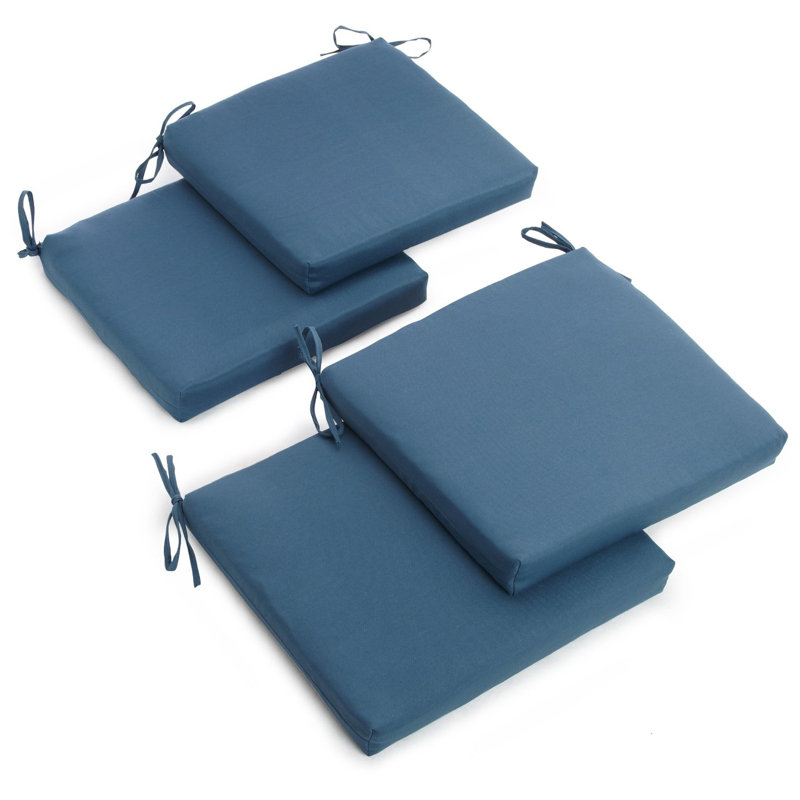 Outdoor 3'' Seat Cushion, Indigo