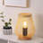 Armin Farmhouse Bamboo Rattan Table Lamp, Industrial Handmade Woven Nightlight for Bedroom