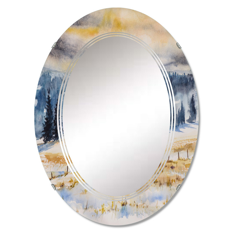 Oval Mirror, 36" x 24"