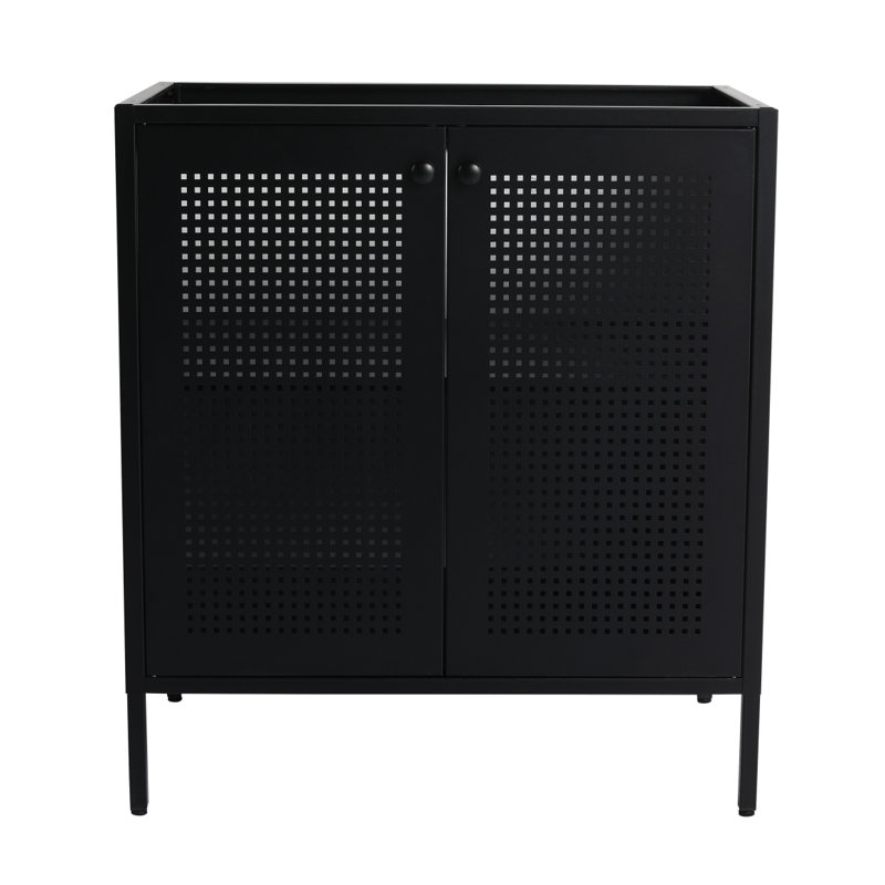 Meuble-lavabo de salle de bain autoportant 30 po (sans le lavabo supérieur) -BVB05730BK-1, Noir