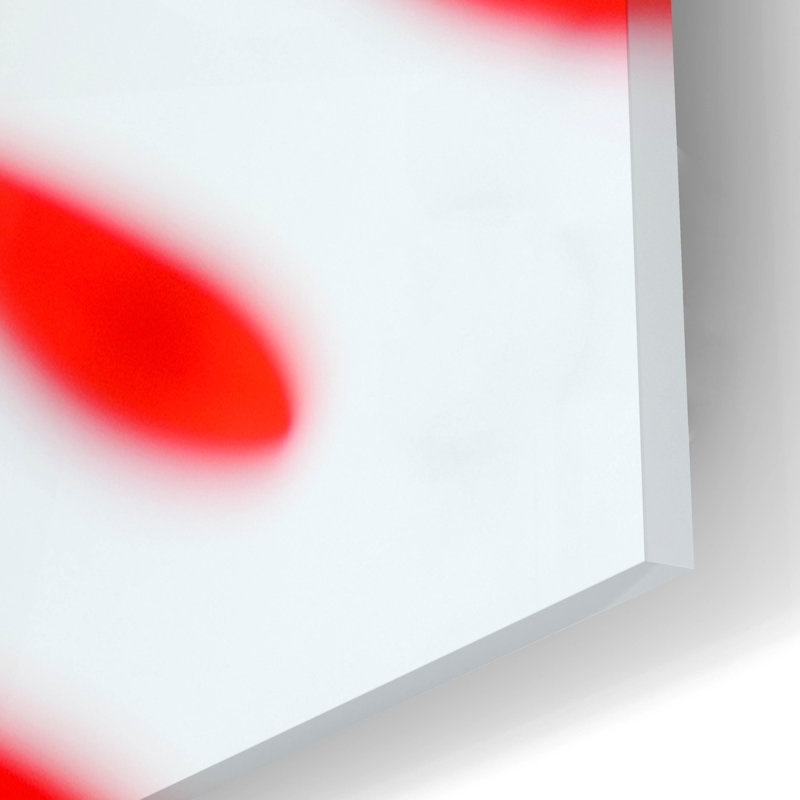 «Red Petals 02» par Tom Quartermaine, H 12 po x l 12 po x P 0,13 po