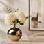 Ensemble de 3 vases à miroir en céramique métallique, tailles variées