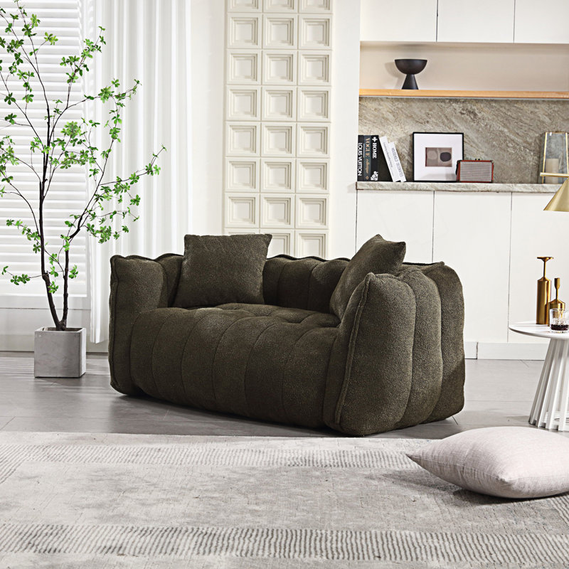 Canapé, pouf Boneless Sofas, Vert olive