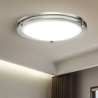 Severa Acrylic LED Flush Mount 2 pack