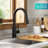 KRAUS Oletto Single Handle Pull Down Kitchen Faucet with QuickDock Top Mount Installation Assembly-2046980630