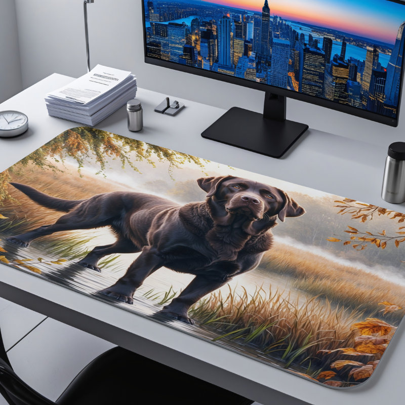 Polyester Desk Pad, 23.6x13.8