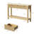 47.2" Fluted Console Table With 3 Drawers