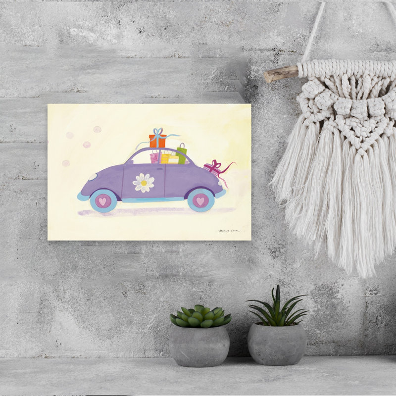 «Daisy Mobile Abstract Contemporary Daisy Flower Landscape Art», art mural, H 12 po x l 18 po