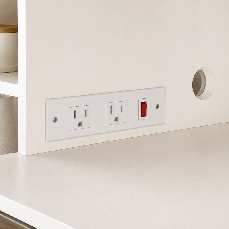 Haut mini armoire de réfrigérateur, étagère de rangement pour four à micro-ondes, blanc