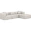 Ensemble modulaire de coin en similicuir 4 pièces-94884265