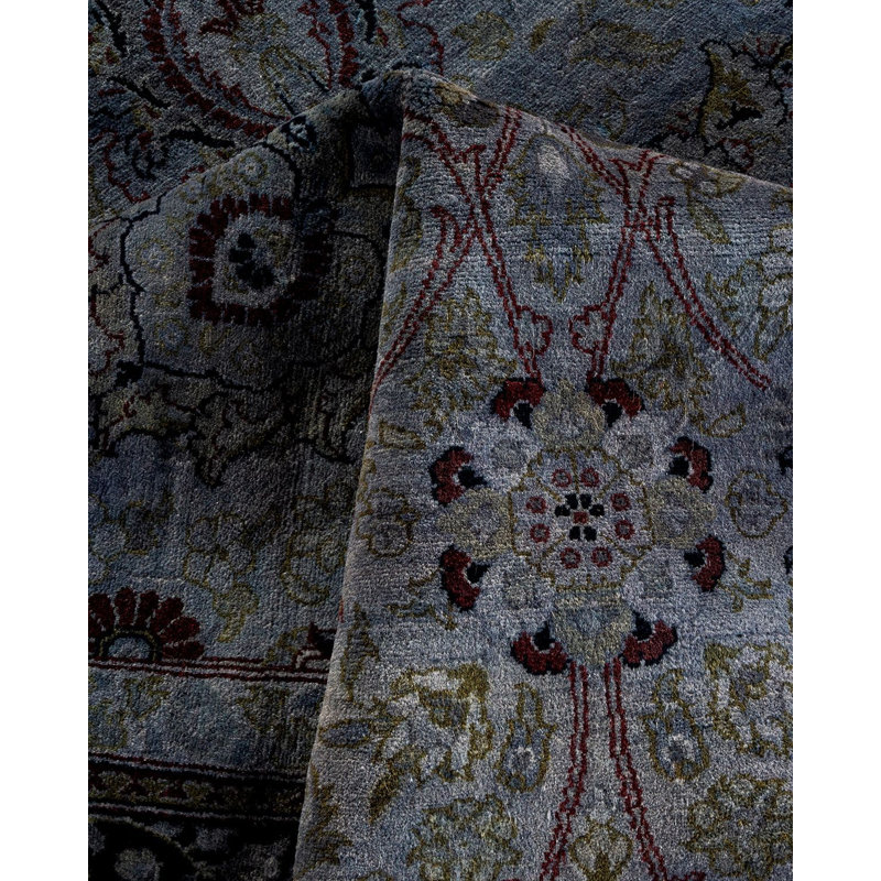 Fine Vibrance One-of-a-Kind 6' 4" X 9' 7" Hand Knotted Area Rug