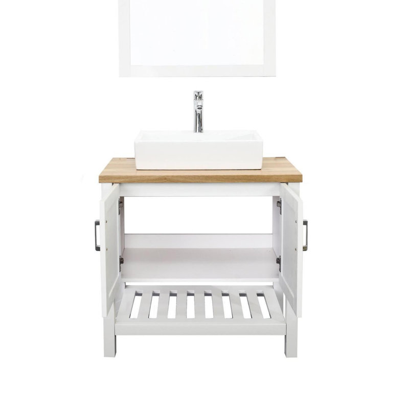 36"Freestanding Bathroom Vanity with Ceramic Sink