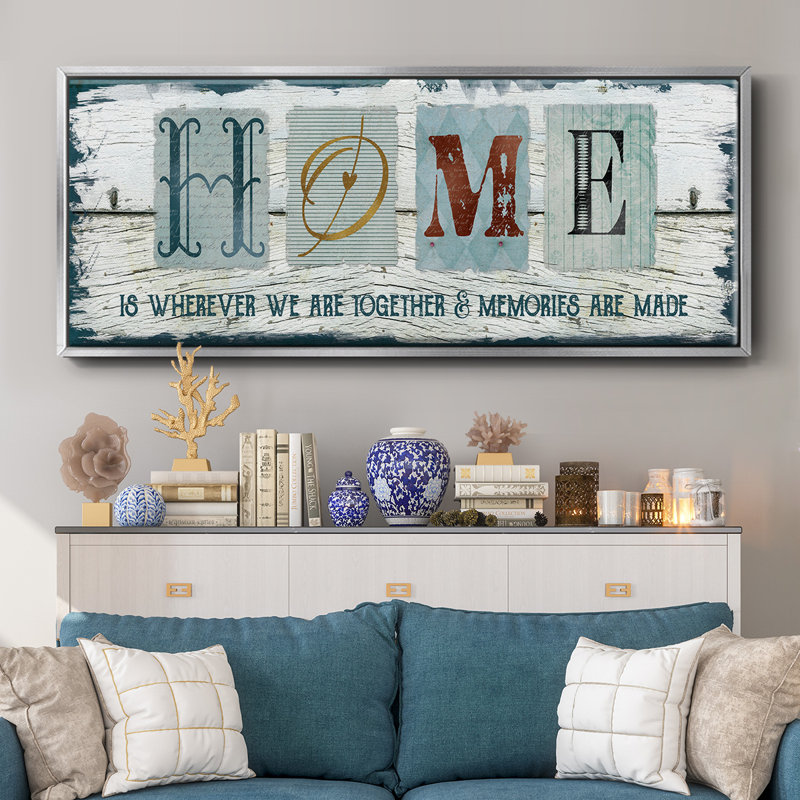 Home Homeeverever We - toile encadrée, H 8 po x l 20 po