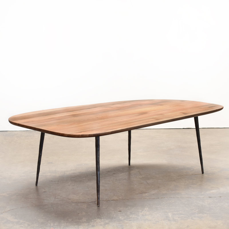 Table basse à 4 pieds, Noyer naturel