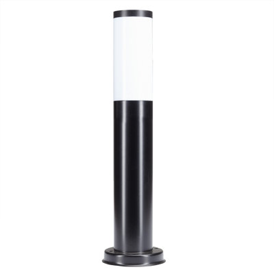 Stilo Black Steel Pathway Light