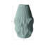 Vase en grès avec texture nervurée et silhouette sculpturale, vase décoratif moderne en céramique pour un style intérieur contemporain-1102645466