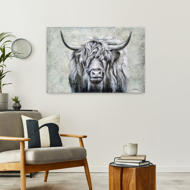 Art contemporain de tête de lit, 24" H x 36" W