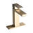 Contemporary Bathroom Faucet - Stainless Steel Gold Finish Single Hole Deck-Mounted With And Drain Sink 1 Modern Design Assembly-128924369
