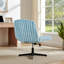 Chaise de bureau pivotante ajustable Blynn à assise large, chaise de coiffeuse-296936901