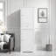 Grande armoire de rangement pour salle de bain avec tiroir, armoires de rangement et tablette réglable, conception à rayures verticales-1374673459