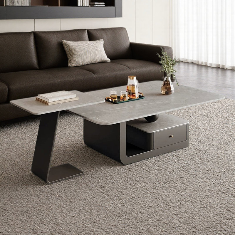 Chestertown, Noir, Gris / Blanc, 16.53" H x 51.18" L x 27.55" W