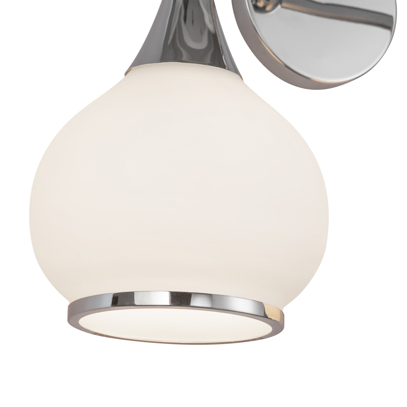 Marsi Vanity Light, Opal Matte Glass, Chrome, 2